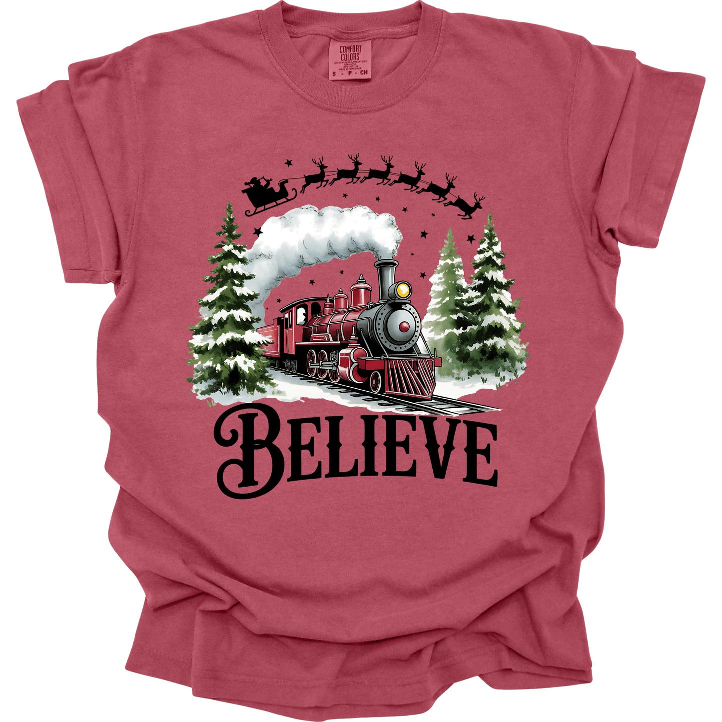 Believe Christmas Train – North Pole Express Vintage Holiday