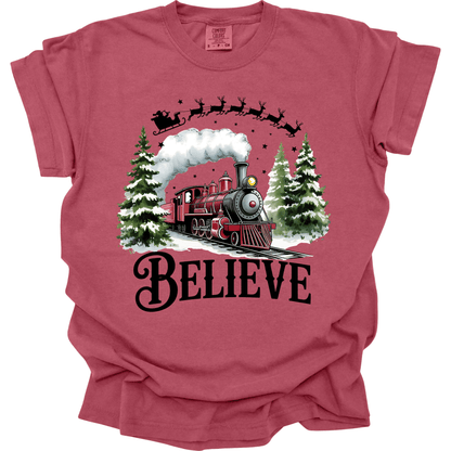 Believe Christmas Train – North Pole Express Vintage Holiday
