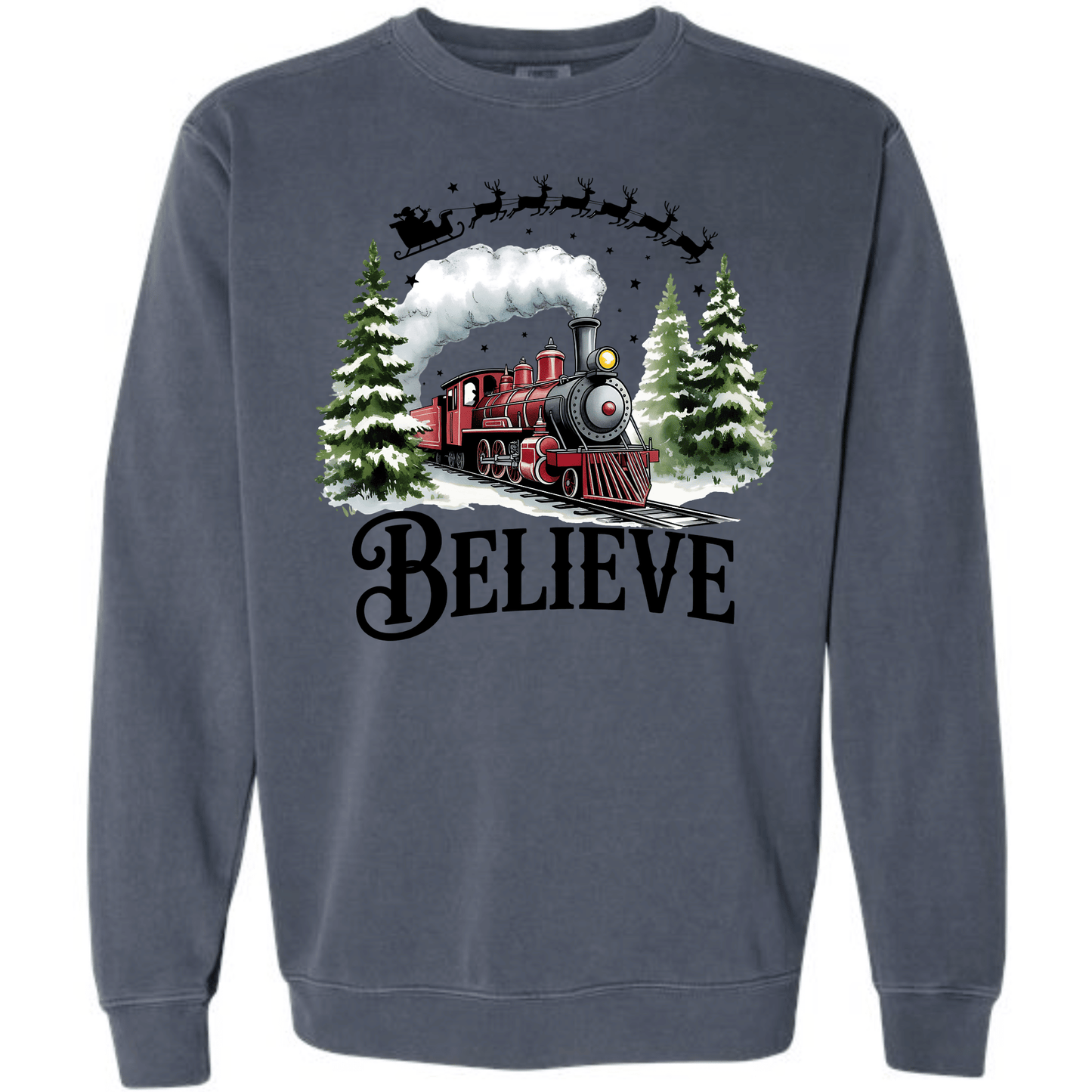 Believe Christmas Train – North Pole Express Vintage Holiday