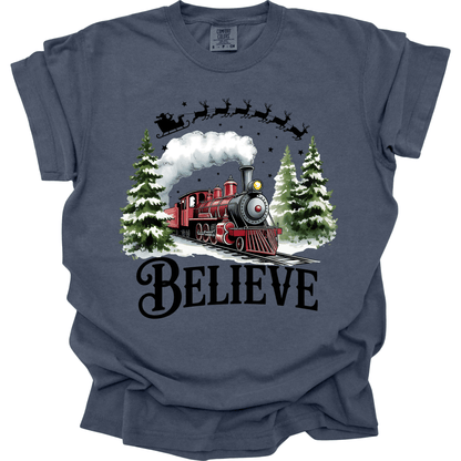 Believe Christmas Train – North Pole Express Vintage Holiday