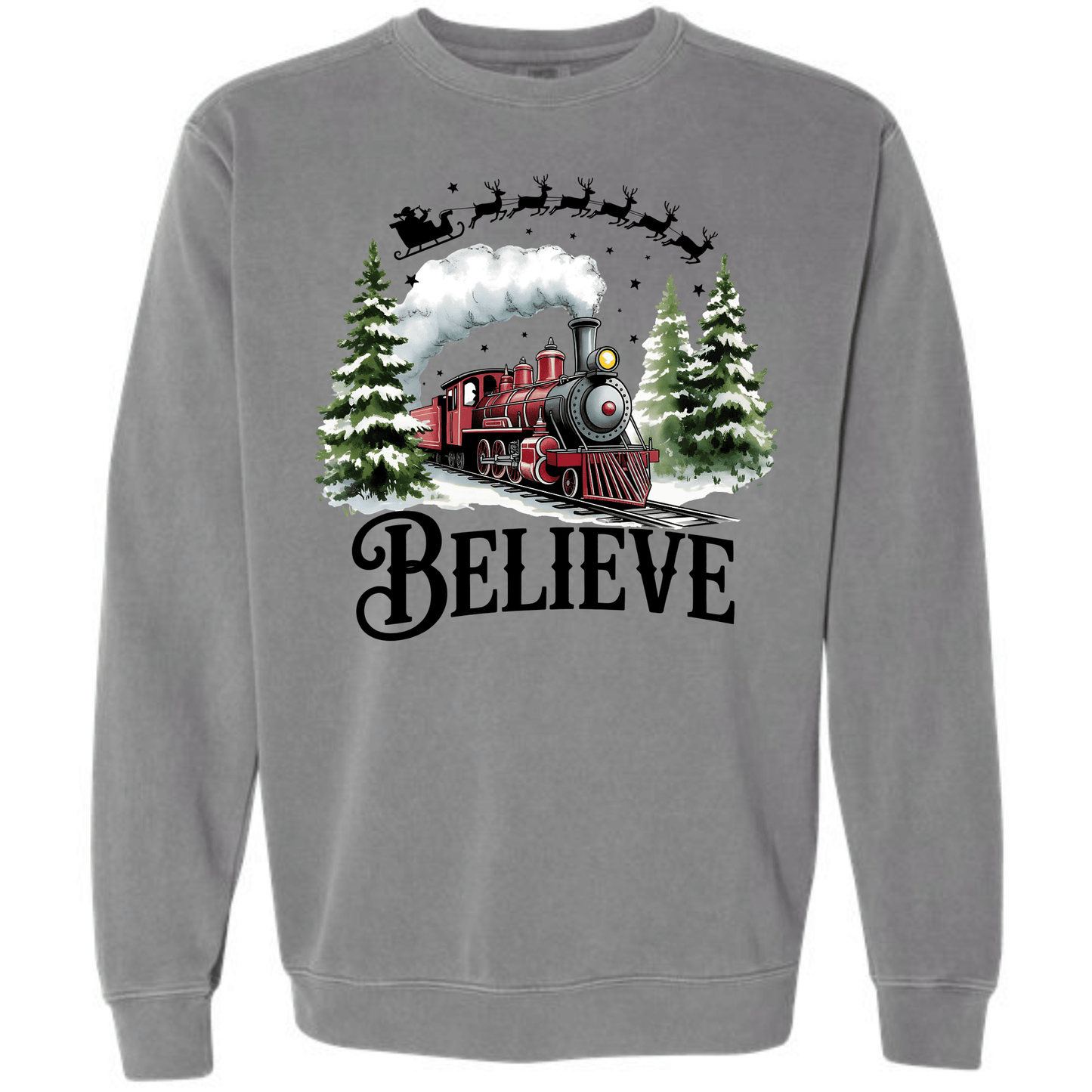 Believe Christmas Train – North Pole Express Vintage Holiday