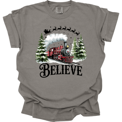 Believe Christmas Train – North Pole Express Vintage Holiday
