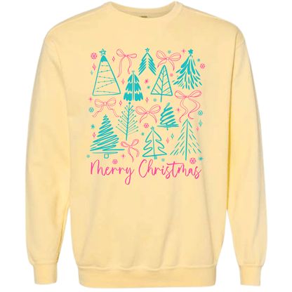 Merry Christmas Doodle Trees