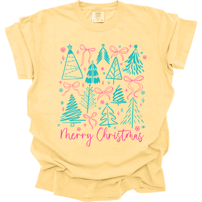 Merry Christmas Doodle Trees