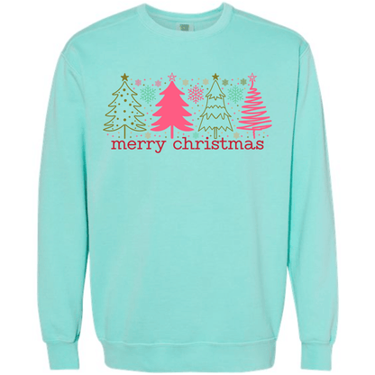 Merry Christmas Pastel Trees