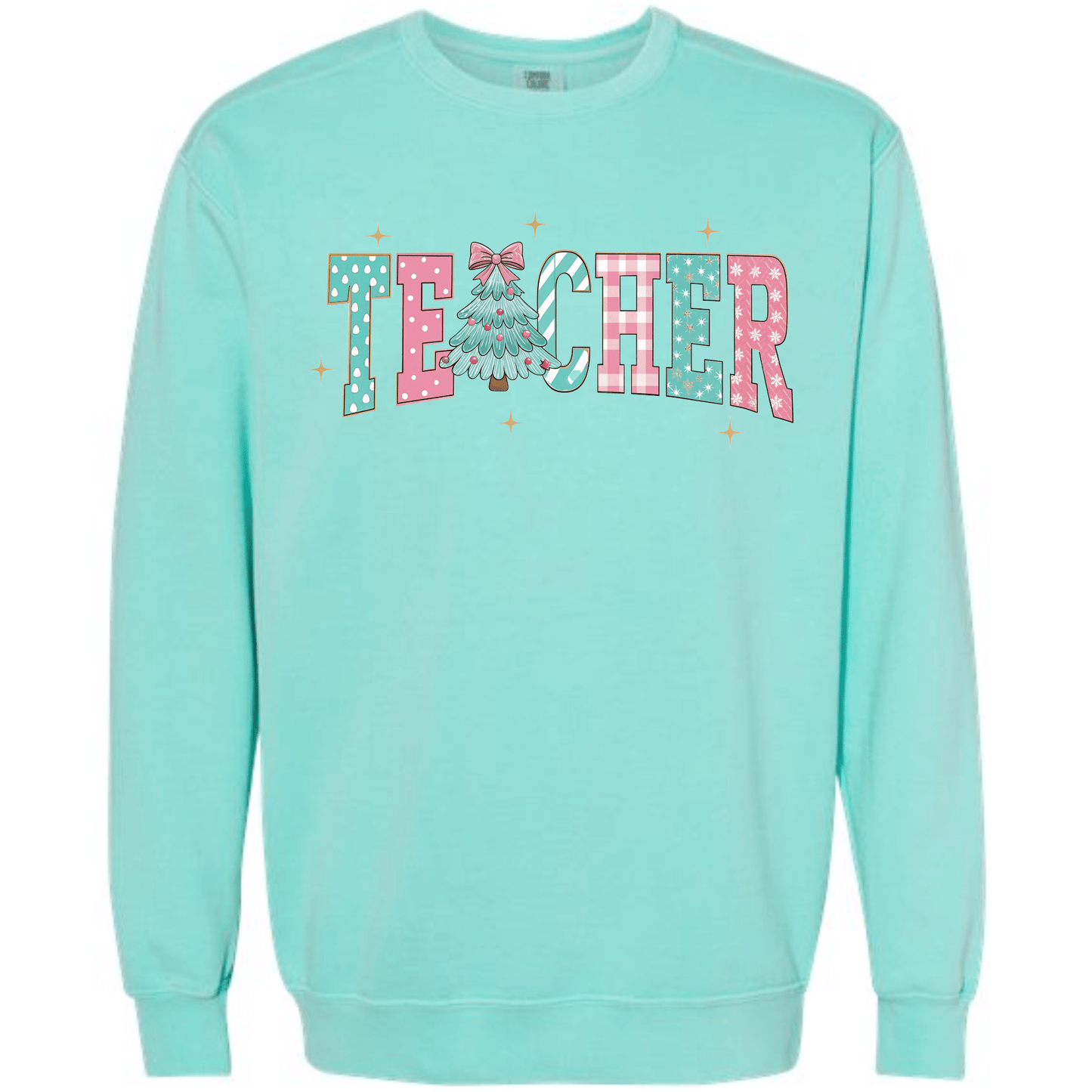 Teacher Christmas Preppy Pastel