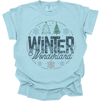 Winter Wonderland – Blue & Green Trees