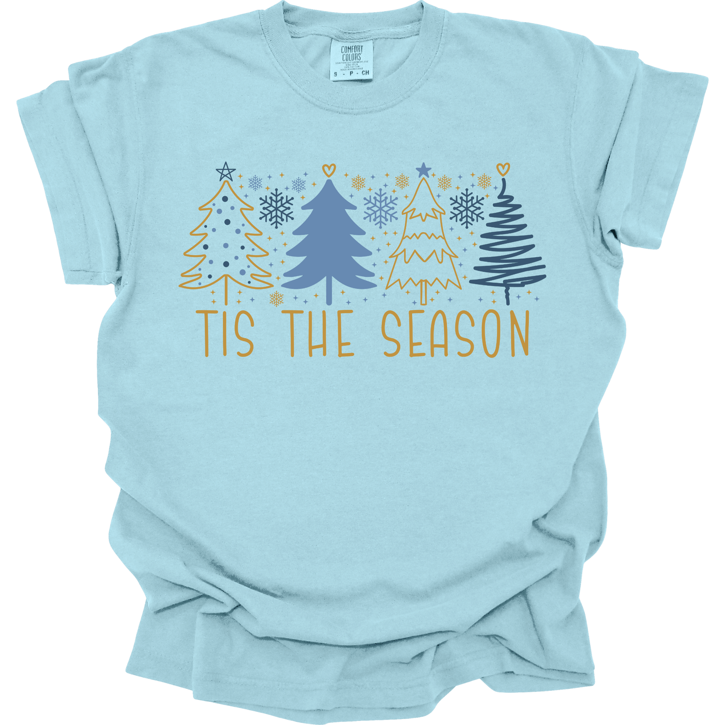 Tis the Season Christmas Tree Doodles