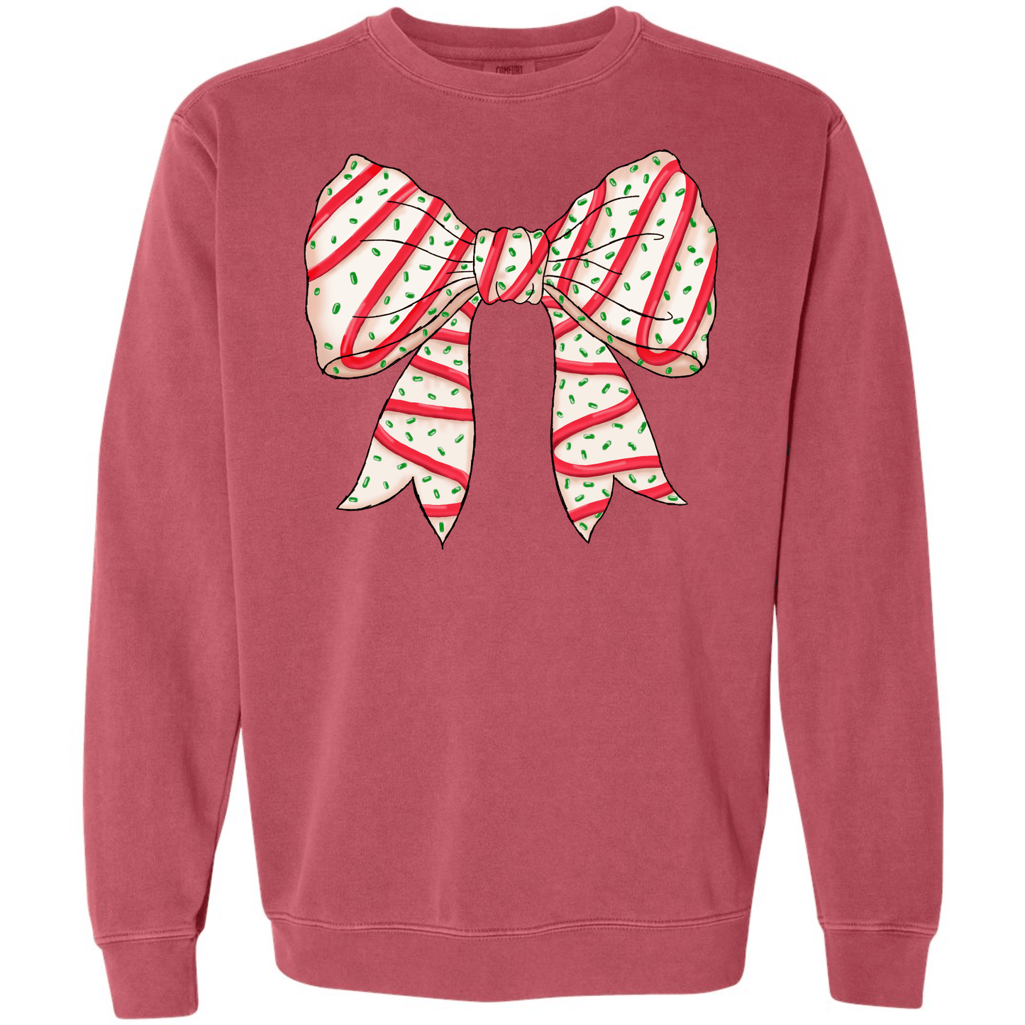 Christmas Tree Cake Coquette Bow