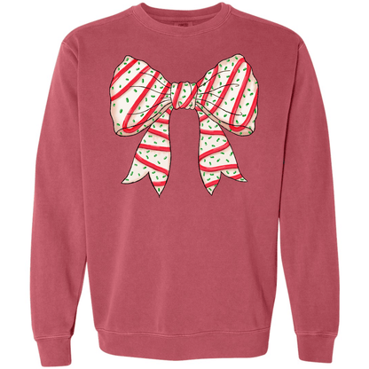 Christmas Tree Cake Coquette Bow