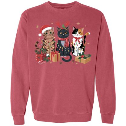 Meowy Christmas - Cute Holiday Cats with Lights & Gifts