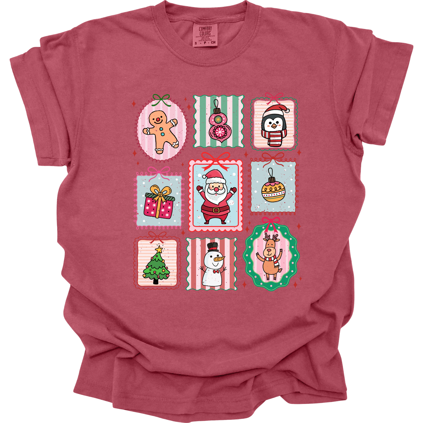 Cute Christmas Patchwork Collage