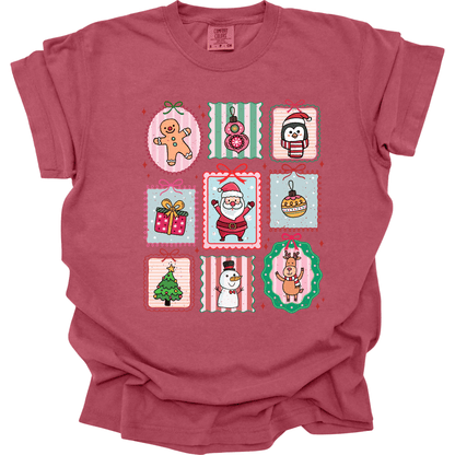 Cute Christmas Patchwork Collage