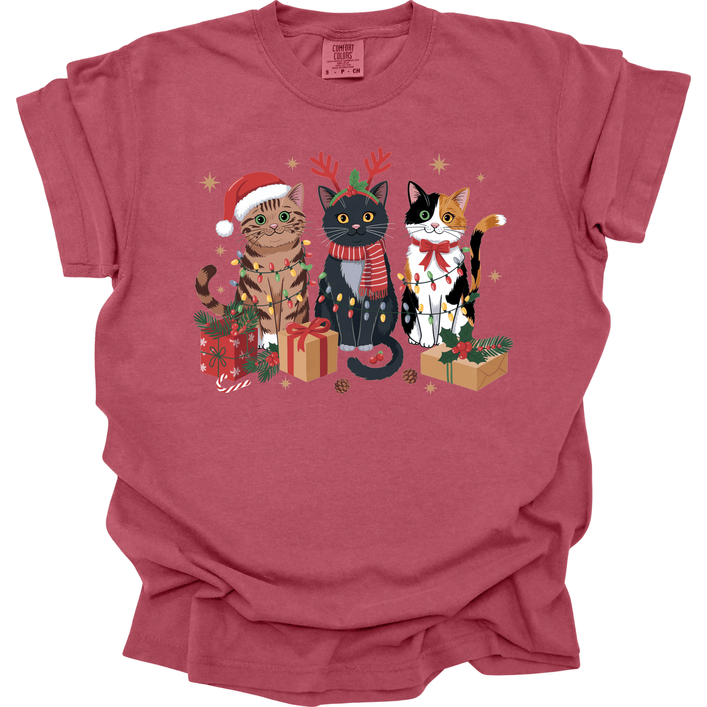 Meowy Christmas - Cute Holiday Cats with Lights & Gifts