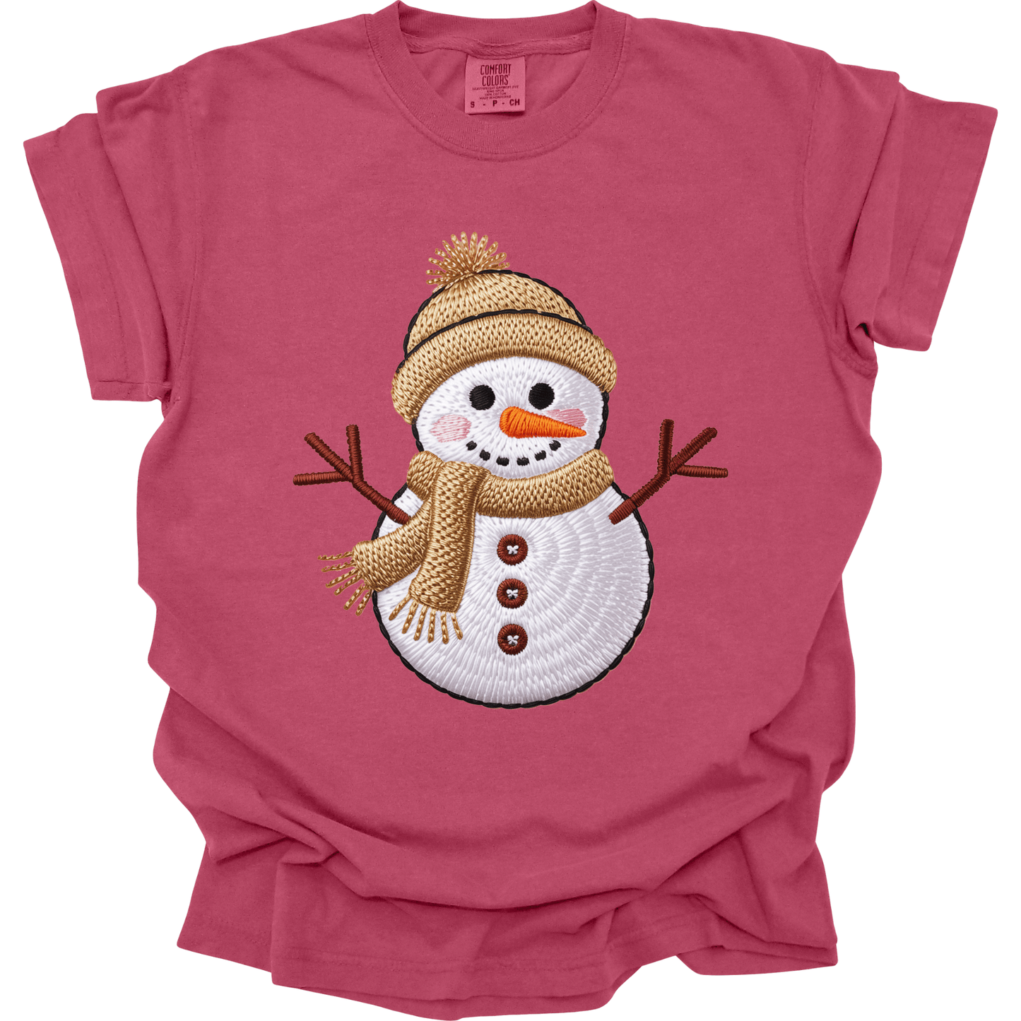 Faux Cozy Crochet Snowman