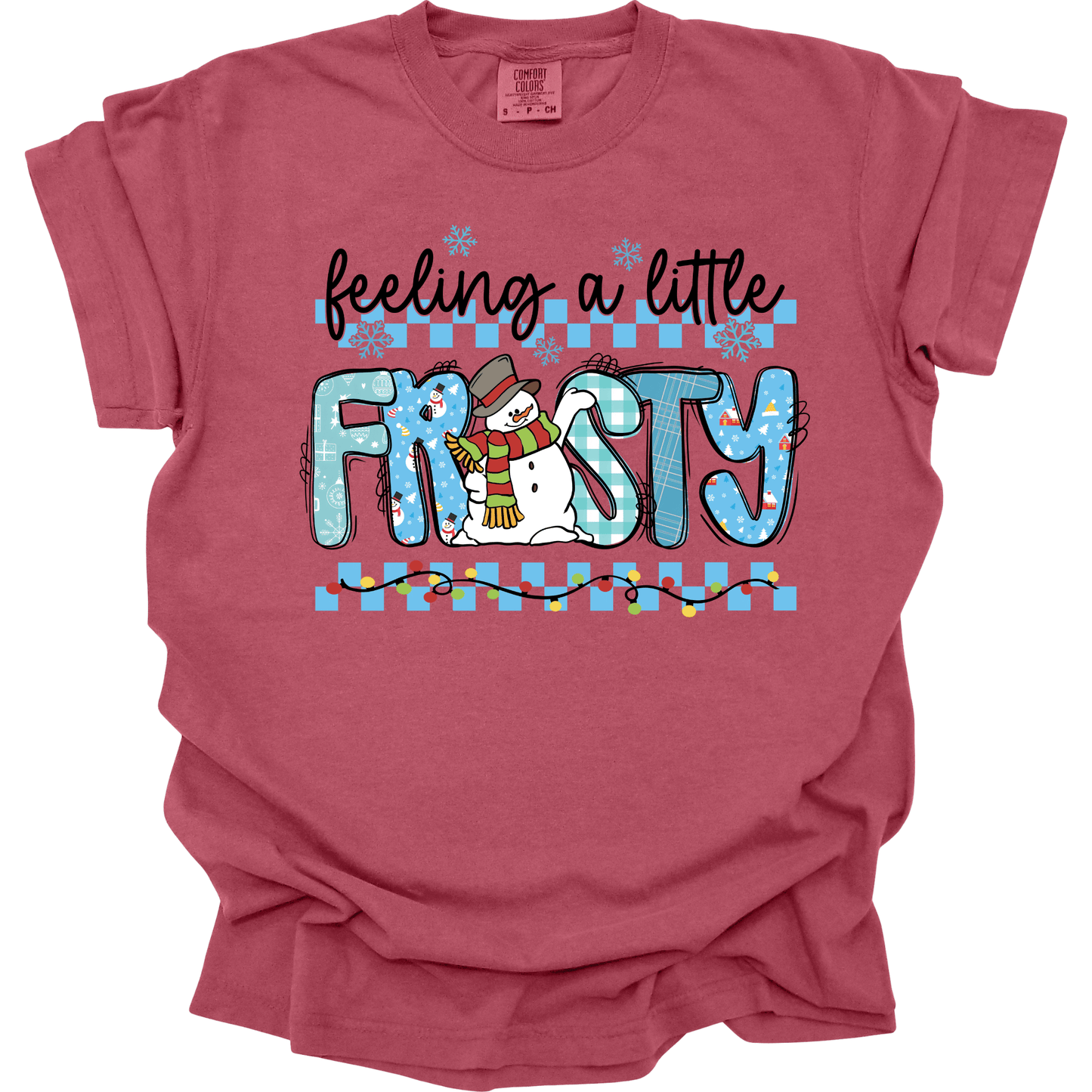 Feeling A Little Frosty Plaid Snowman