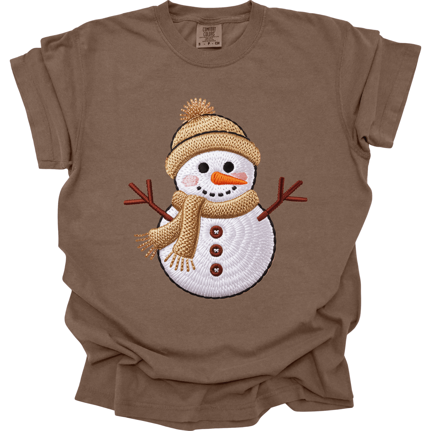 Faux Cozy Crochet Snowman