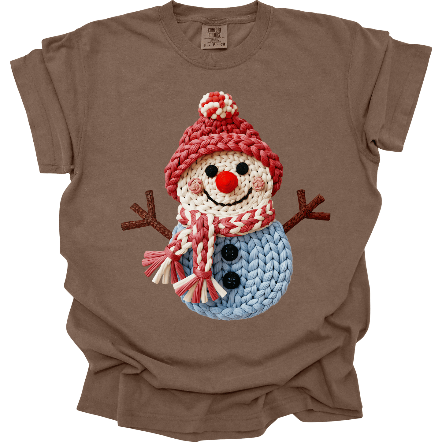 Faux Knit Winter Snowman