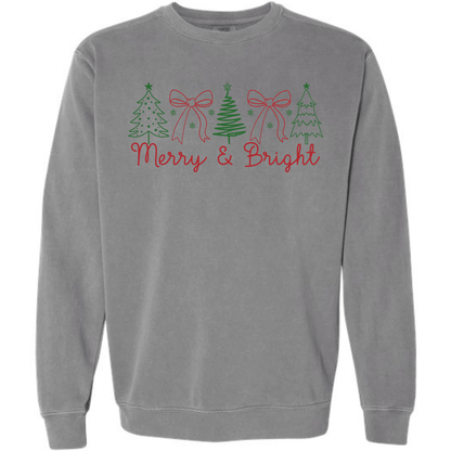 Minimal Merry & Bright Christmas Trees & Bows