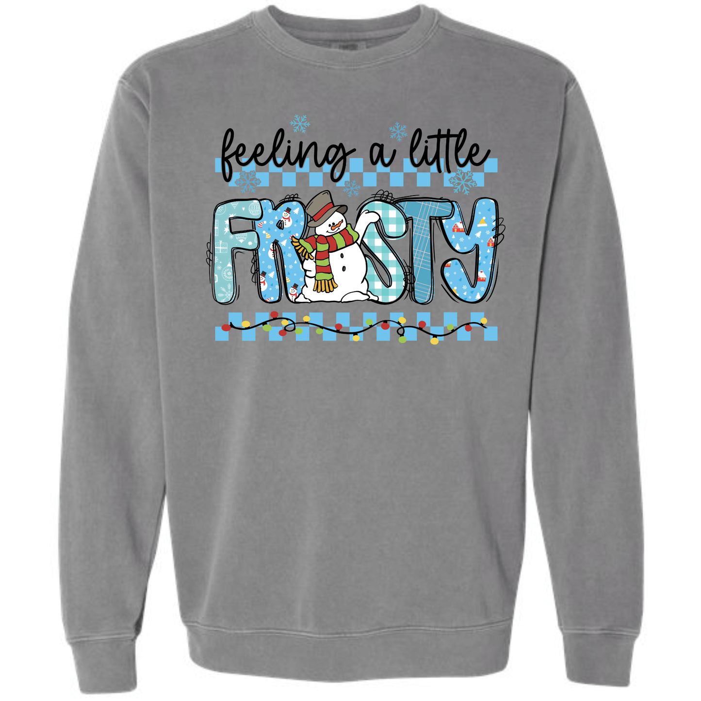 Feeling A Little Frosty Plaid Snowman