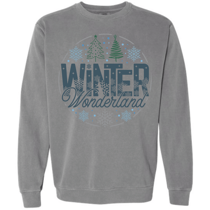 Winter Wonderland – Blue & Green Trees