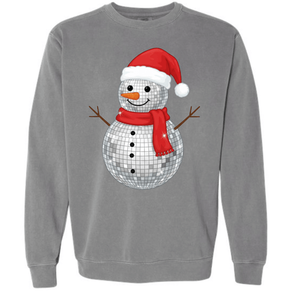 Faux Disco Ball Snowman