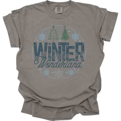 Winter Wonderland – Blue & Green Trees