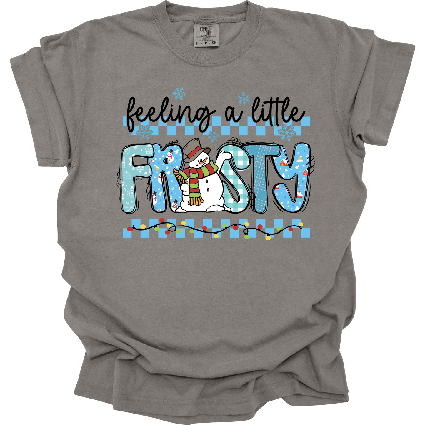 Feeling A Little Frosty Plaid Snowman