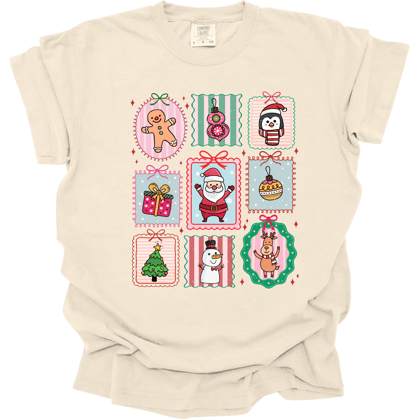 Cute Christmas Patchwork Collage