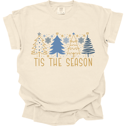 Tis the Season Christmas Tree Doodles