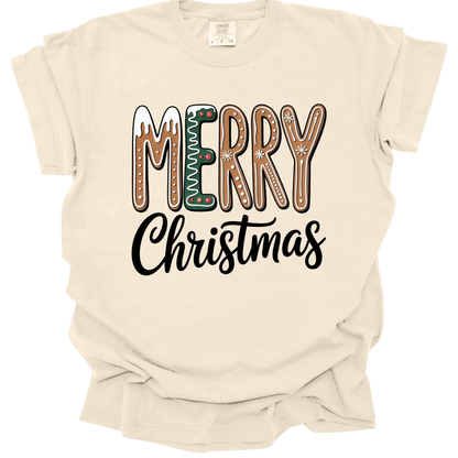 Merry Christmas – Gingerbread Letters