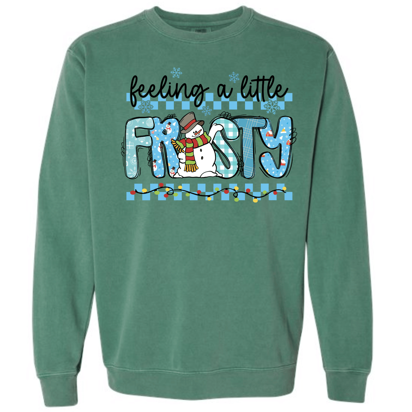 Feeling A Little Frosty Plaid Snowman