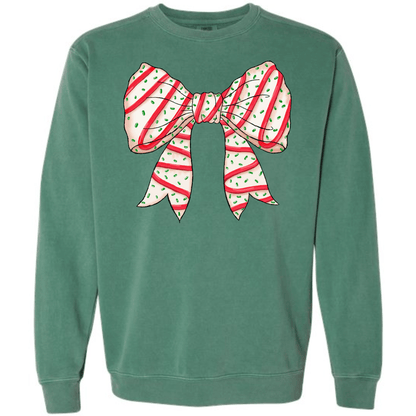 Christmas Tree Cake Coquette Bow