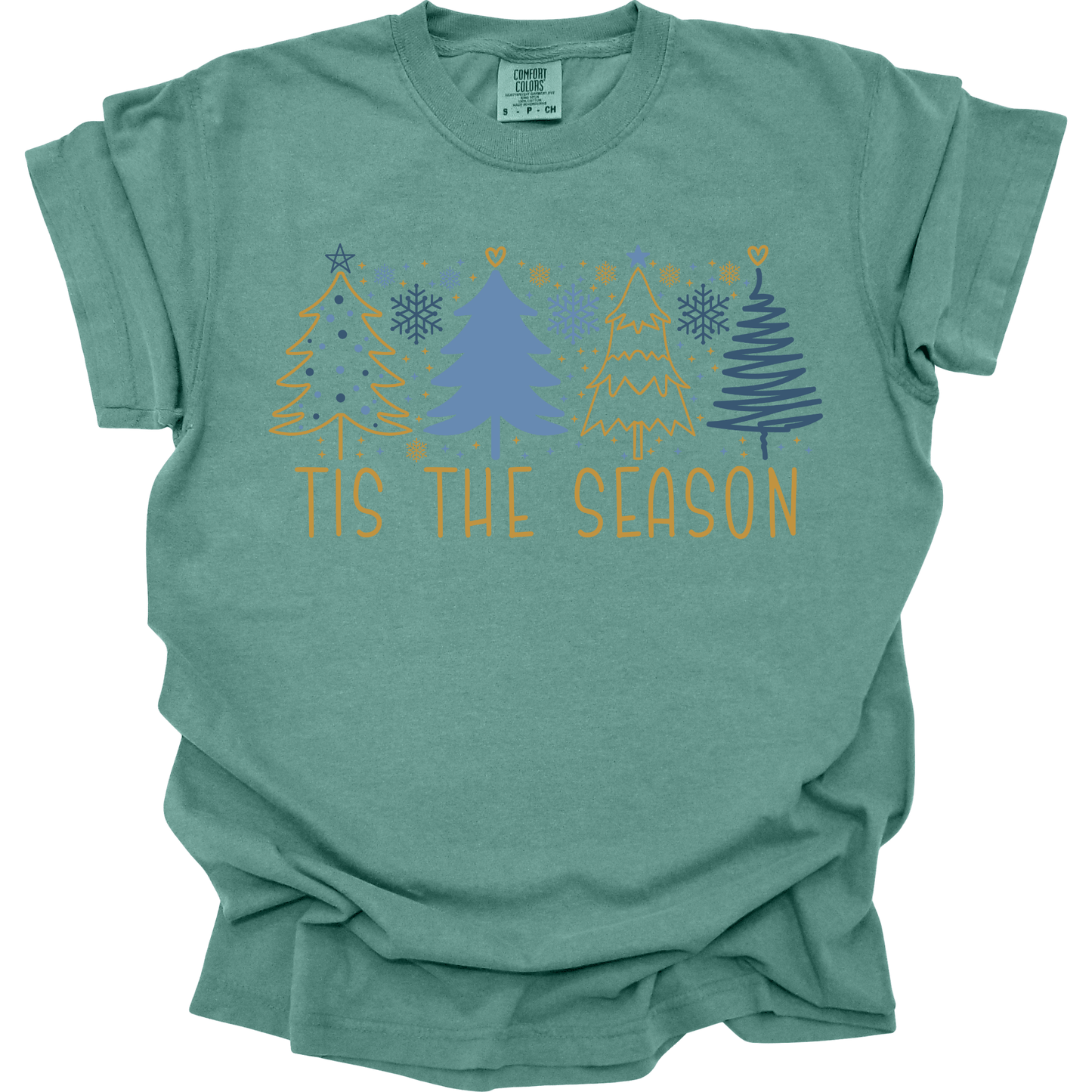 Tis the Season Christmas Tree Doodles