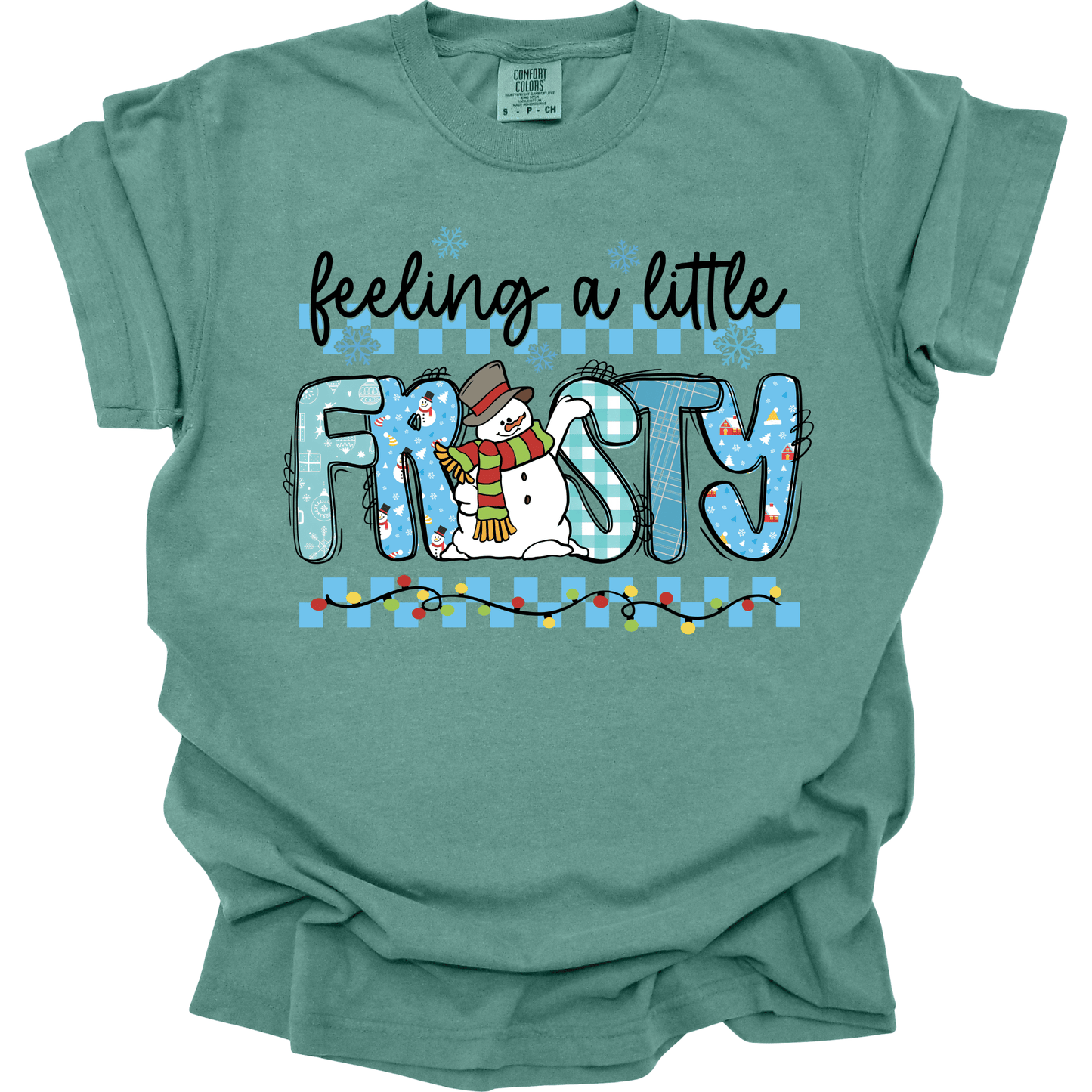 Feeling A Little Frosty Plaid Snowman