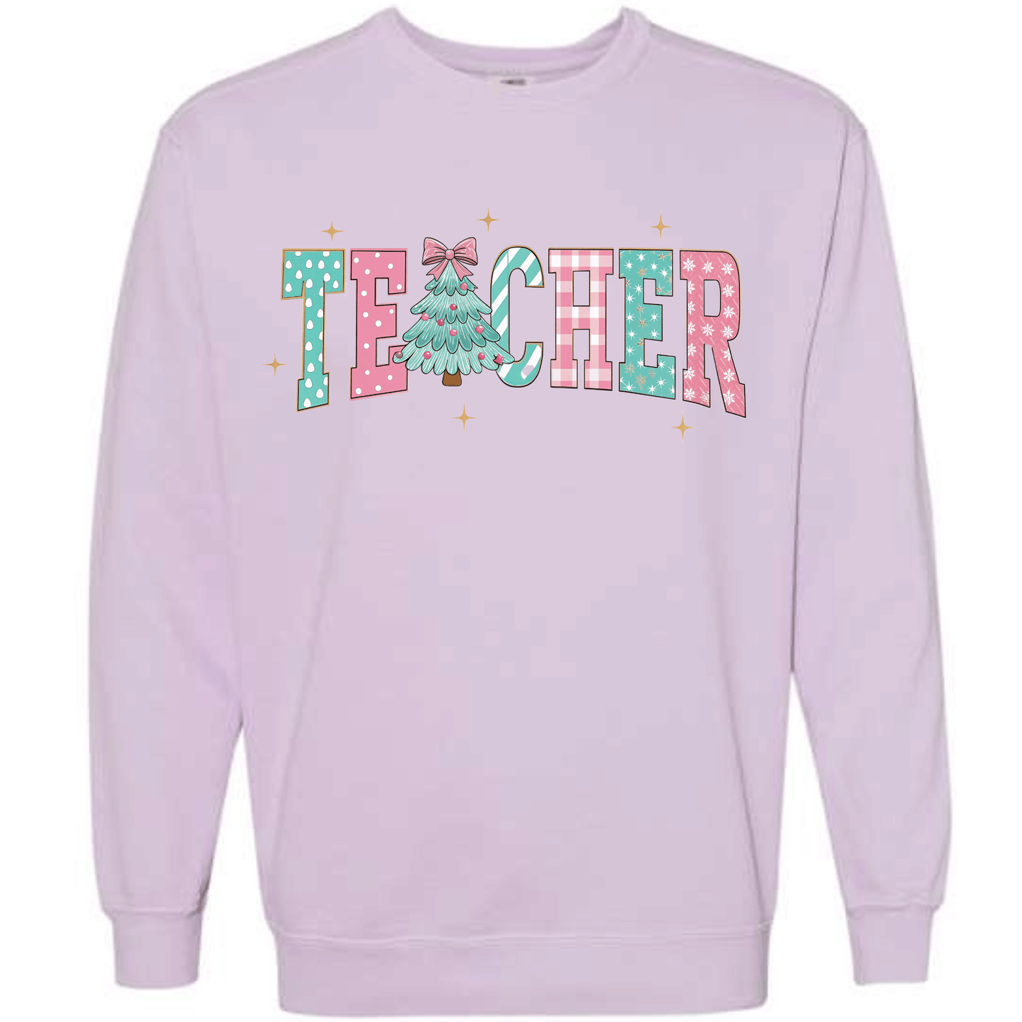 Teacher Christmas Preppy Pastel
