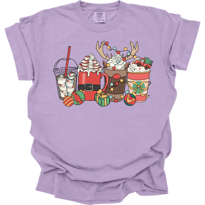 Christmas Drinks: Holiday Cocoa, Reindeer Mug & Santa Latte