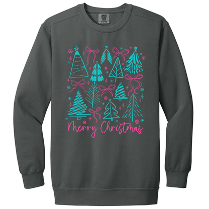 Merry Christmas Doodle Trees