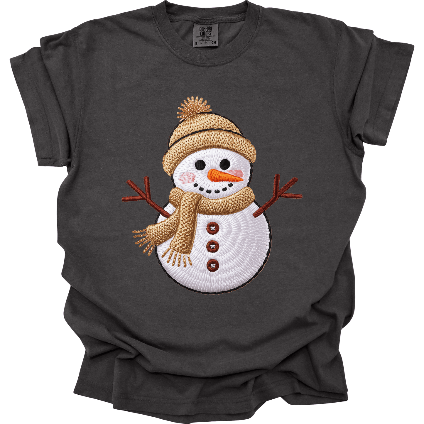 Faux Cozy Crochet Snowman