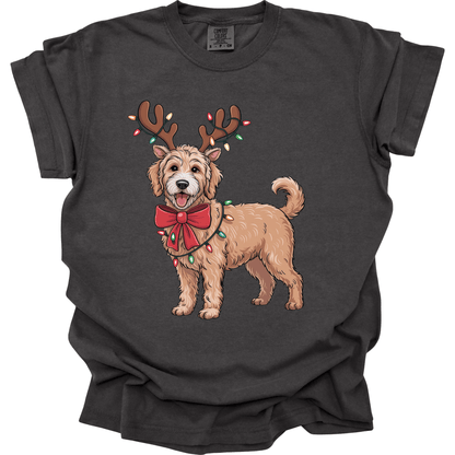 Goldendoodle Reindeer