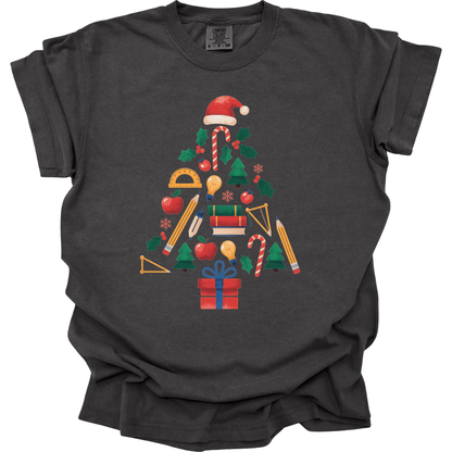 Teacher Christmas Tree – Books, Pencils & Apples Classroom