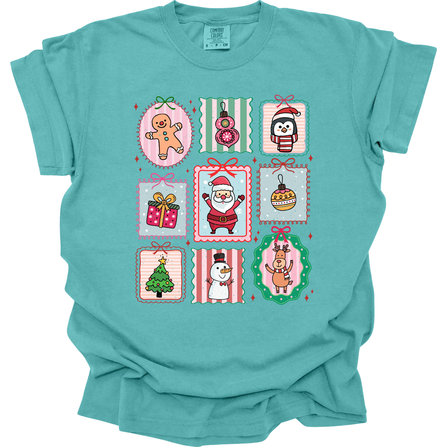 Cute Christmas Patchwork Collage