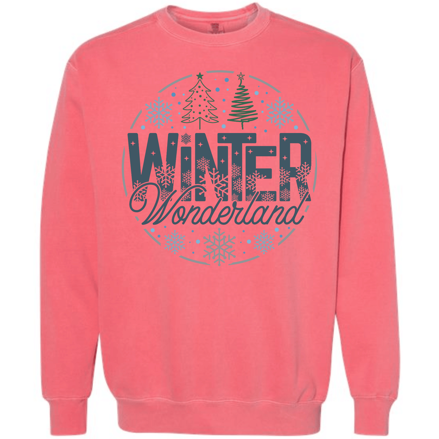 Winter Wonderland – Blue & Green Trees