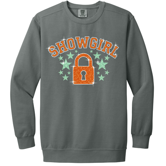 Showgirl with lock Crewneck Sweatshirt | Adult (Comfort Colors)