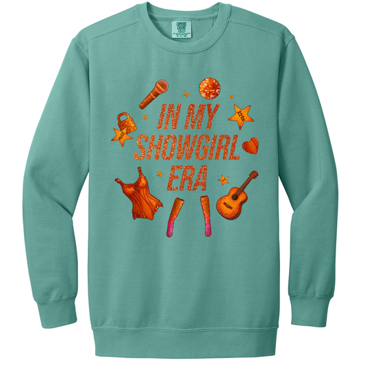 In My Showgirl Era Crewneck Sweatshirt | Adult (Comfort Colors)