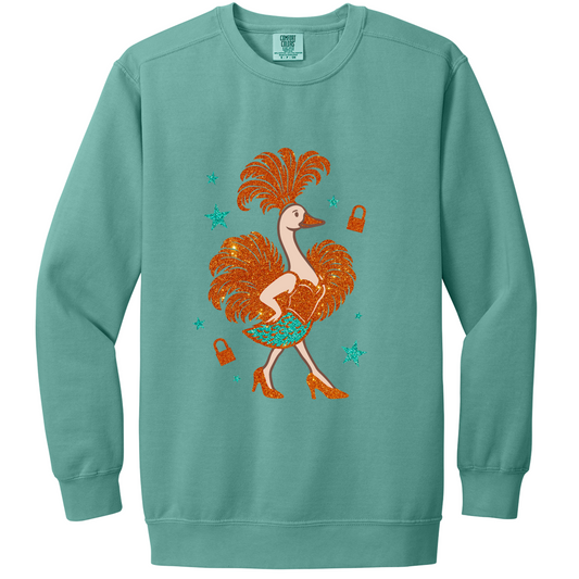 The Life Of A Silly Goose Crewneck Sweatshirt | Adult (Comfort Colors)