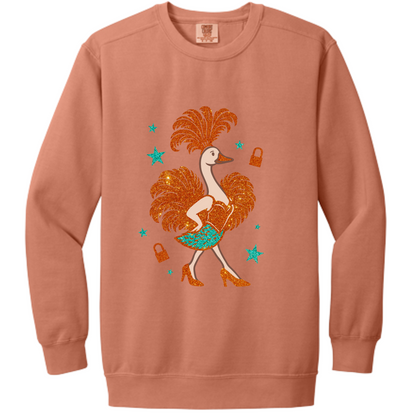 The Life Of A Silly Goose Crewneck Sweatshirt | Adult (Comfort Colors)