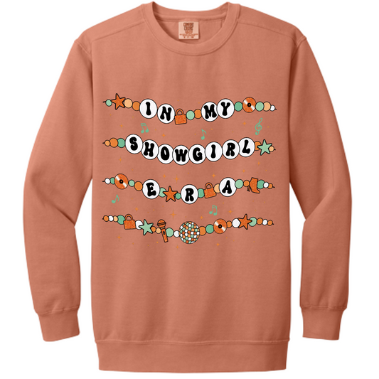 Showgirl Era Friendship Bracelet Crewneck Sweatshirt | Adult (Comfort Colors)