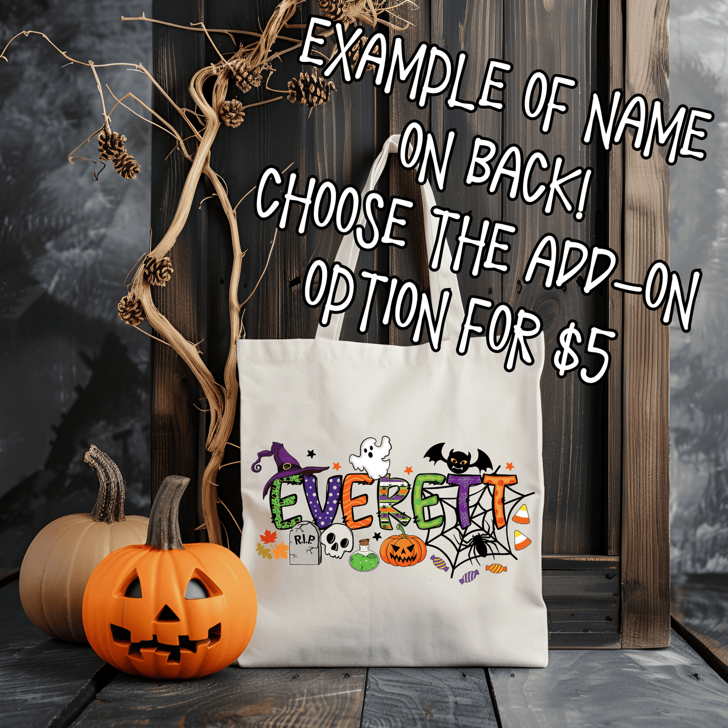 Trick or Treat Halloween Tote Bag | TOT-014