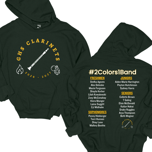 2026-2027 Gretna High School - Clarinets | Hoodie